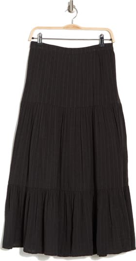 Abound Tiered Cotton Blend Maxi Skirt | Nordstromrack