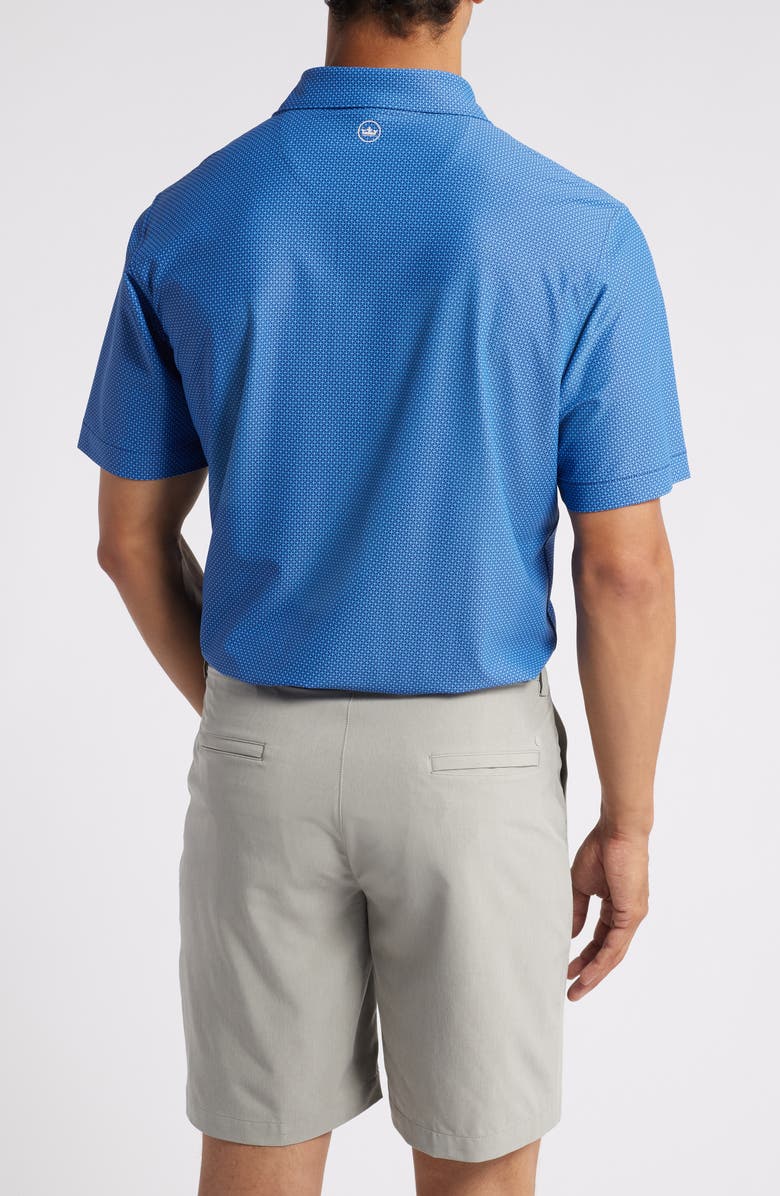 Peter Millar Cumberland Microprint Performance Mesh Polo, Alternate, color,