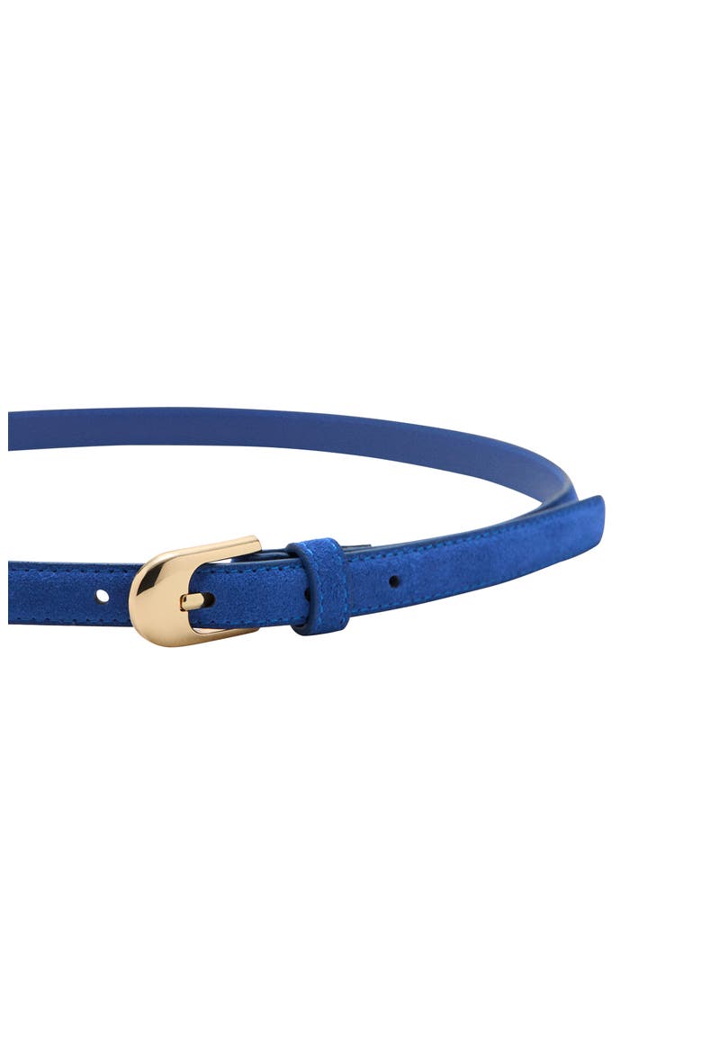 Leather Belt, Alternate, color, BLUE