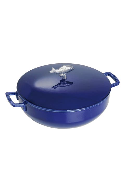 5-Quart Enameled Cast Iron Bouillabaisse Pot