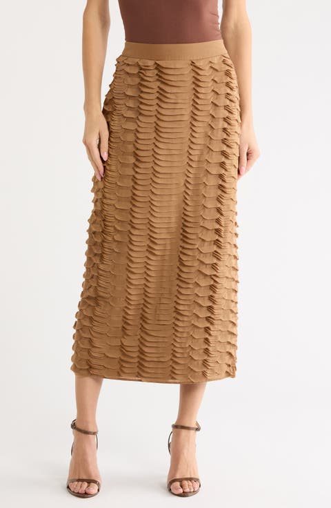 Sylkie Cotton & Silk Skirt