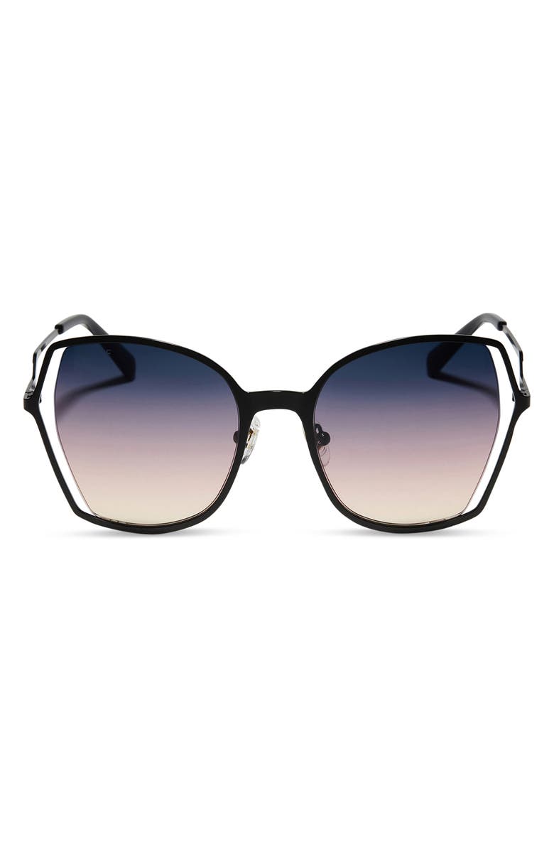 DIFF Donna II 55mm Gradient Square Sunglasses, Main, color, 