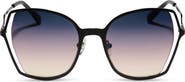DIFF Donna II 55mm Gradient Square Sunglasses