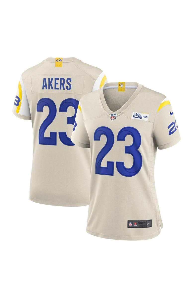 Nike Women's Nike Cam Akers Bone Los Angeles Rams Game Jersey, Alternate, color,