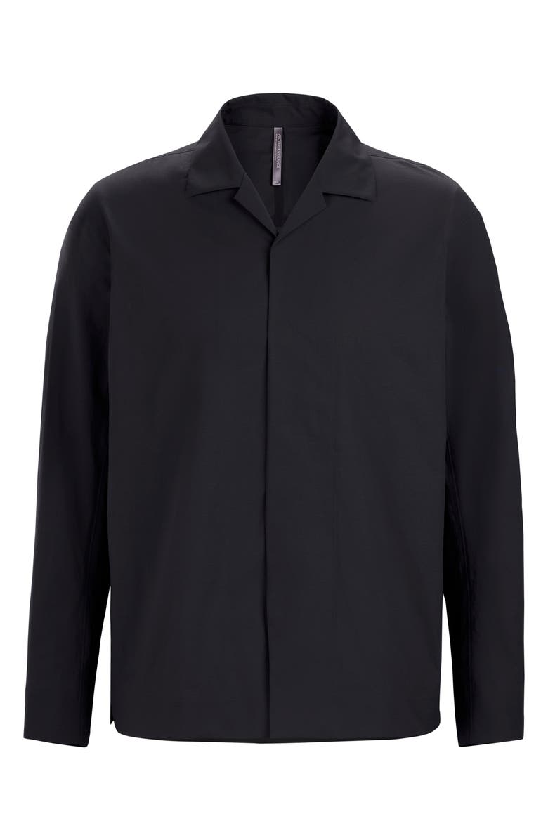 Veilance Cusec Long Sleeve Shirt, Alternate, color, Black