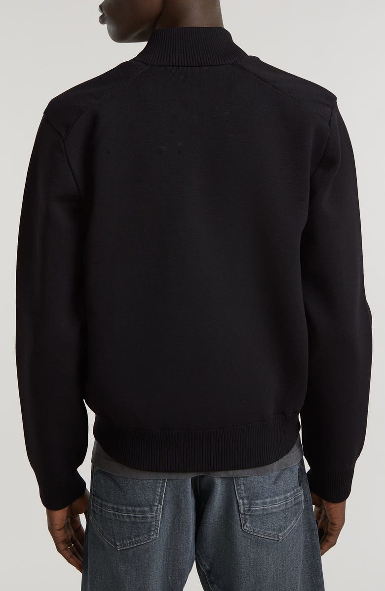 G-STAR Engineered Mix Knit Bomber Jacket, Alternate, color, 