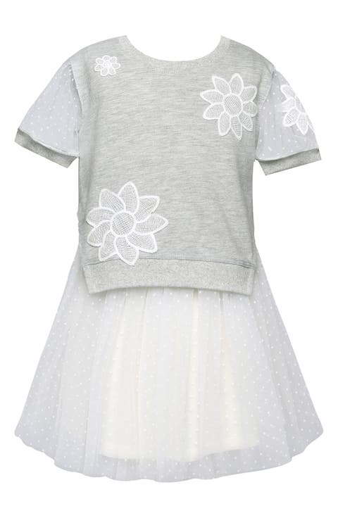 Kids' Twofer Mesh Dress (Little Kid & Big Kid)