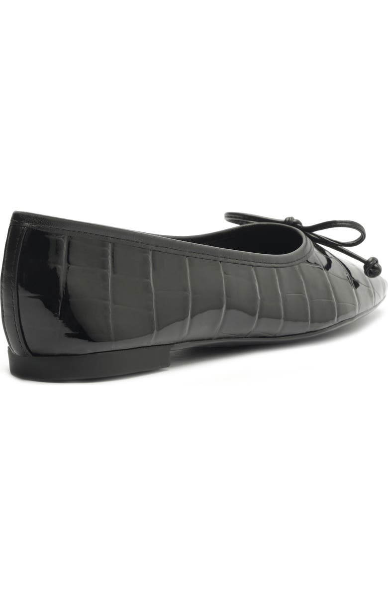Schutz Arissa Croc Embossed Ballet Flat, Alternate, color,