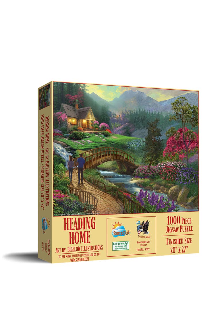Heading Home 1000 piece Jigsaw Puzzle for Adults, Main, color, Multicolor