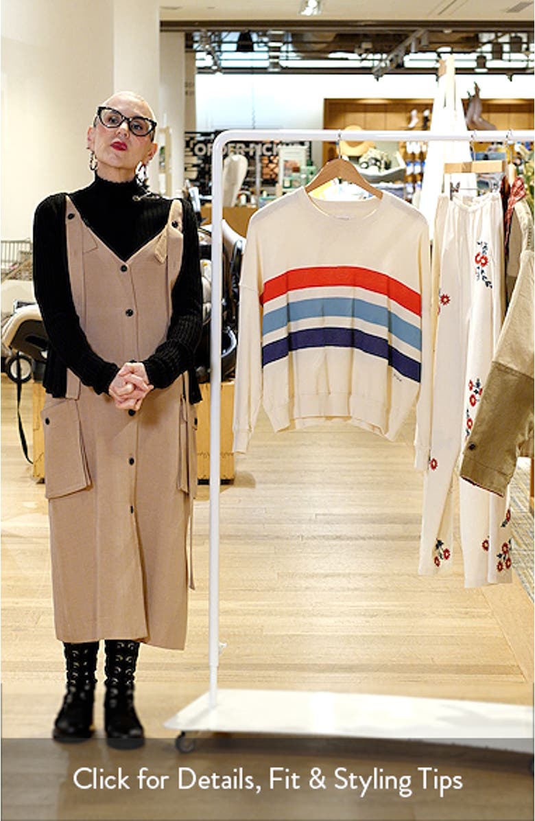 The Teammate Stripe Sweatshirt, sales video thumbnail