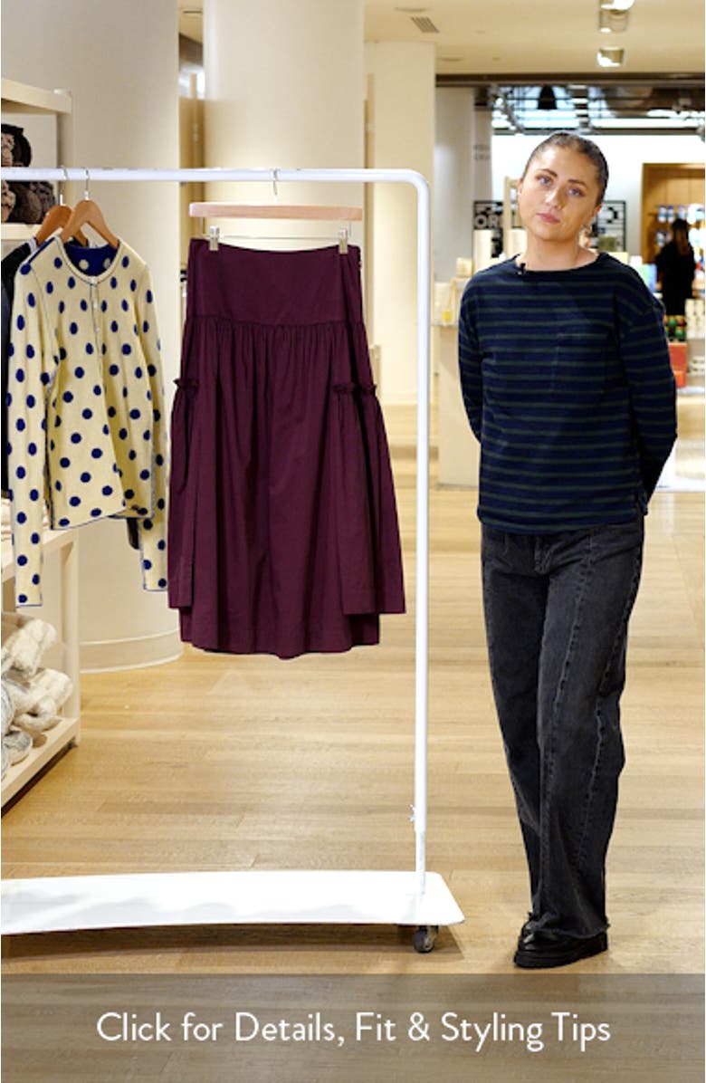 Berta Midi Skirt, sales video thumbnail