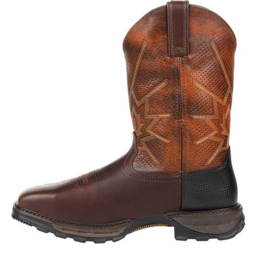 Durango Steel Toe Ventilated Pullon Work Boot In Brown