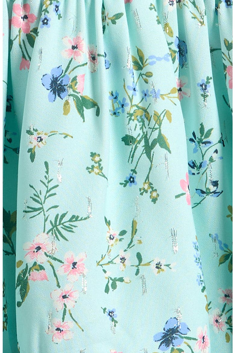 Kids' Ruffle Smocked Tiered Dress, Alternate, color, MINT