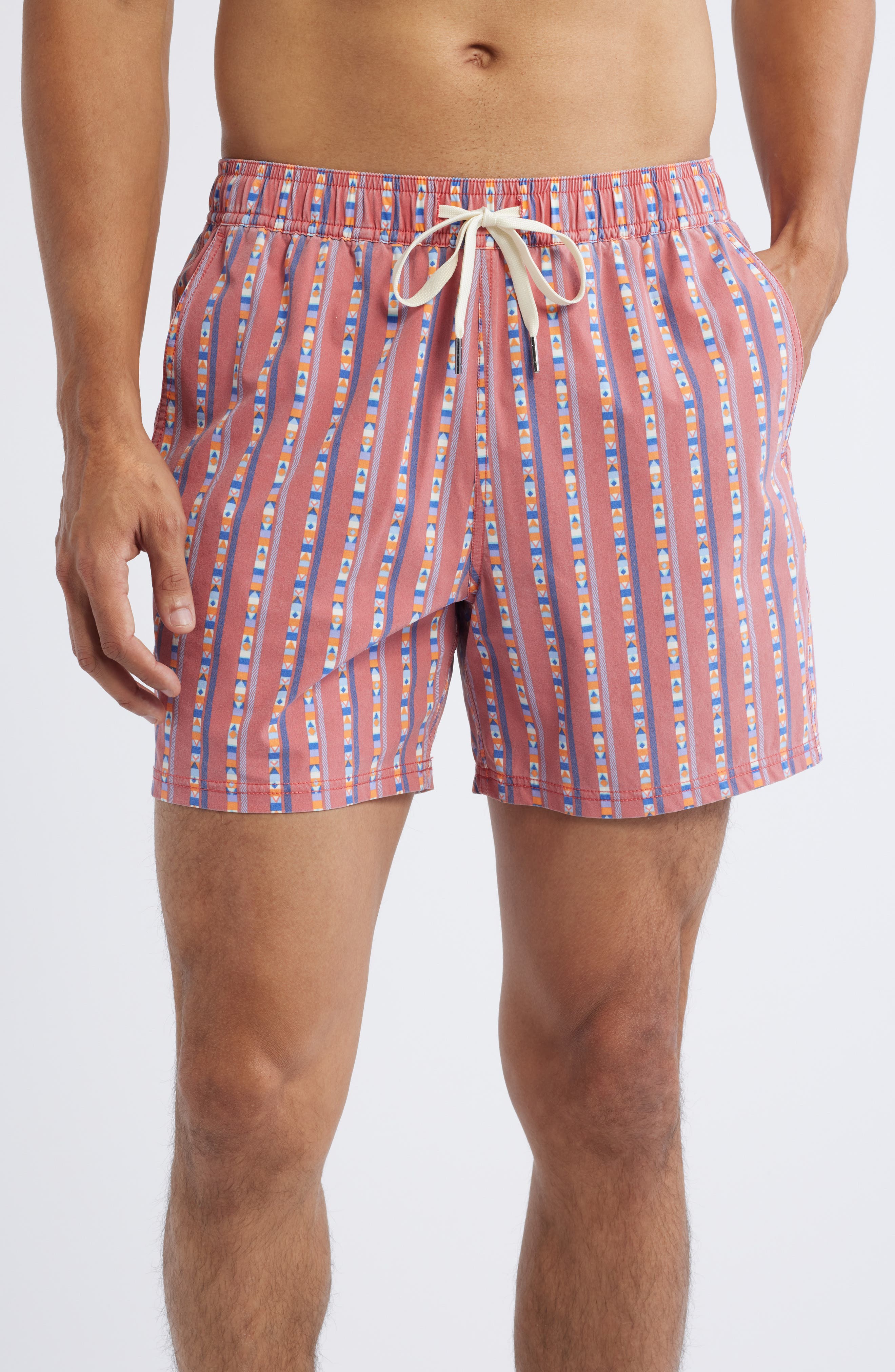 Dagi Herren Badehorts – Rote Swim Trunks, Regular Fit, Für Strand & Pool