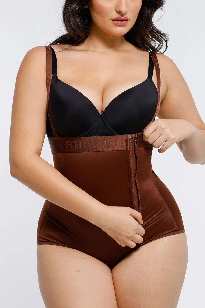 Butt-Lifting High Waist Panty, Alternate, color, Chocolate