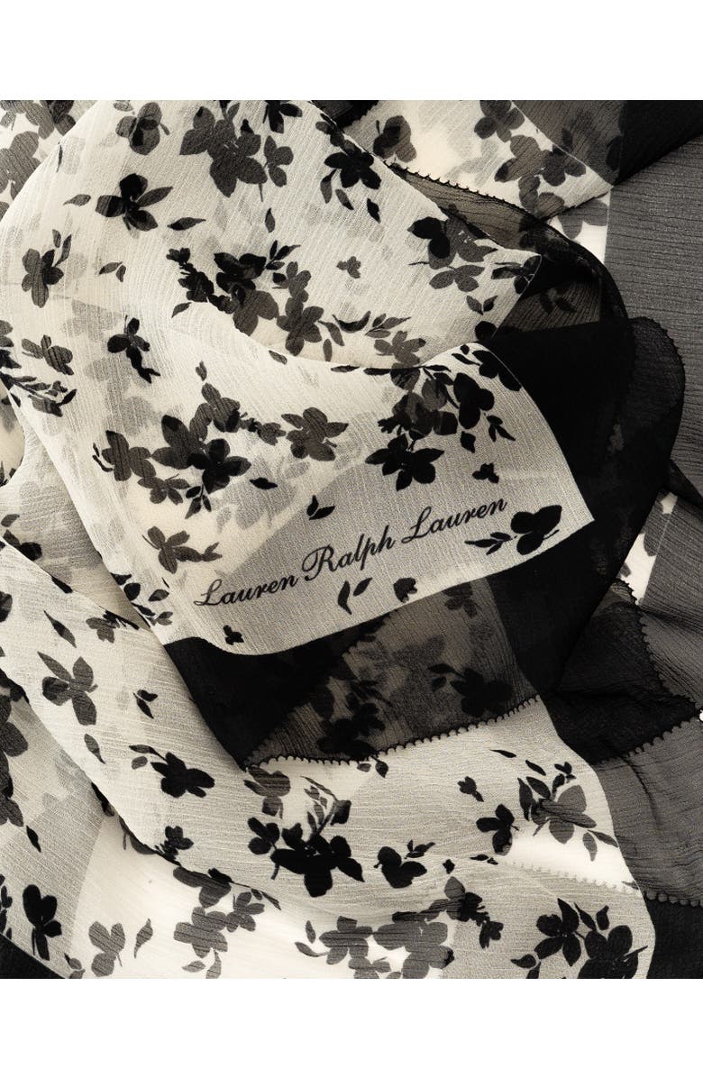 Lauren Ralph Lauren Contrast Floral Square, Alternate, color,
