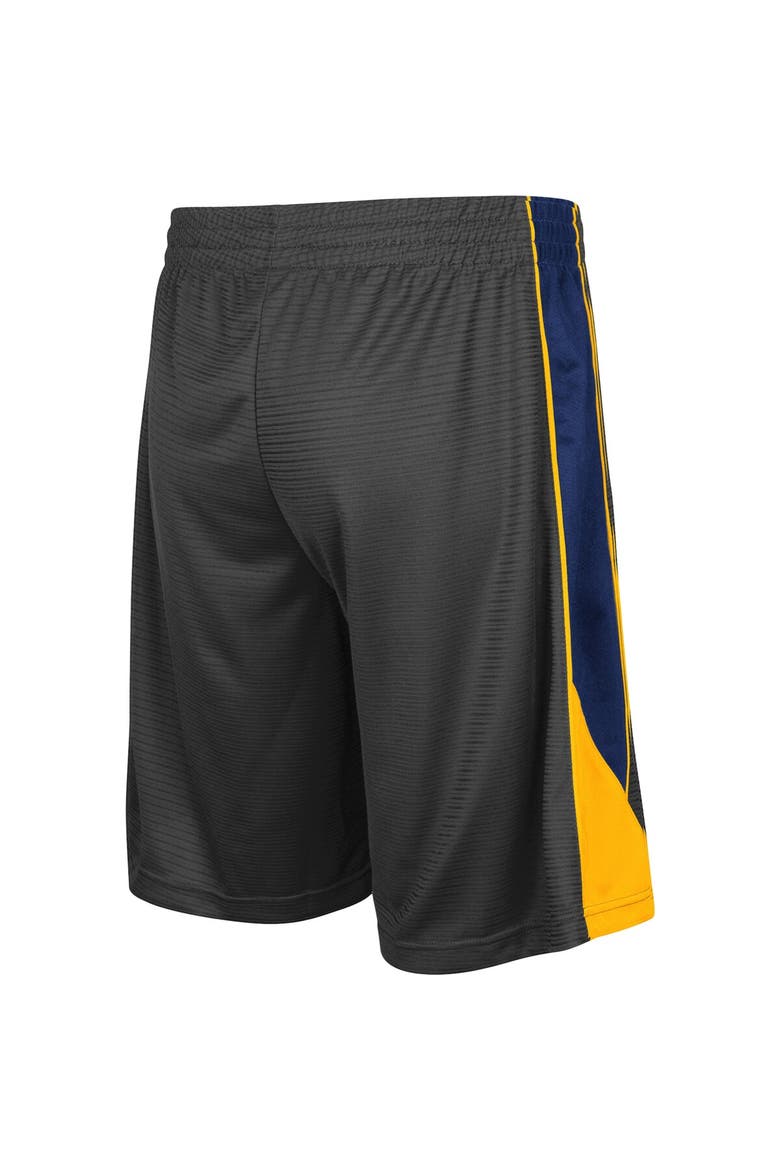 Men's Colosseum Charcoal West Virginia Mountaineers Team Turnover Shorts, Alternate, color, Charcoal