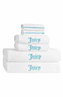Juicy Couture Neon Border 6-Piece Towel Set