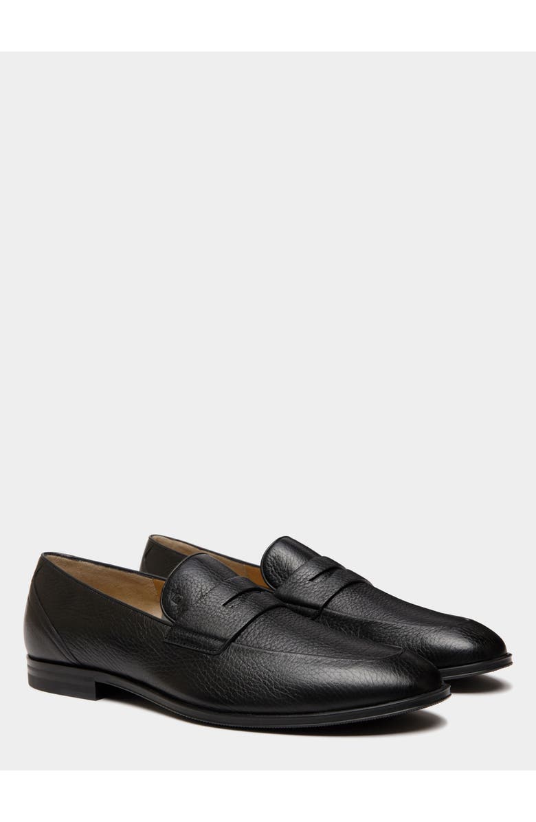 Bally Westminster Loafer In Deer Leather, Alternate, color, Black