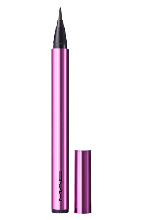 Mac Cosmetics Mac Wild Cherry Brushstroke Eyeliner In Brush Black