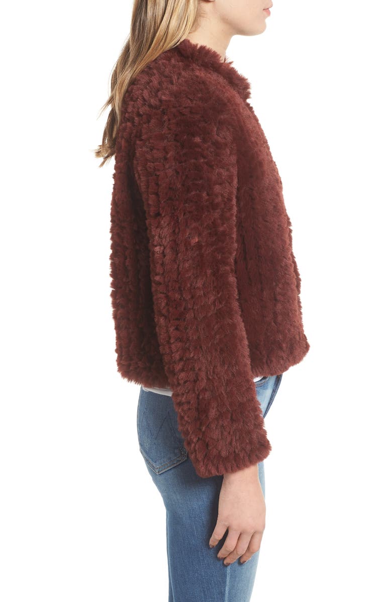 Heartloom Rosa Faux Fur Jacket, Alternate, color, 
