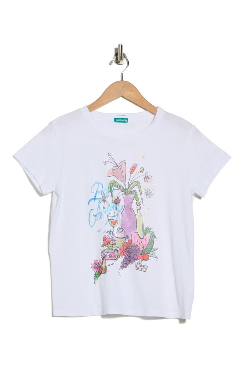 The Boxy Goodie Graphic Tee, Alternate, color, STILL LIFE