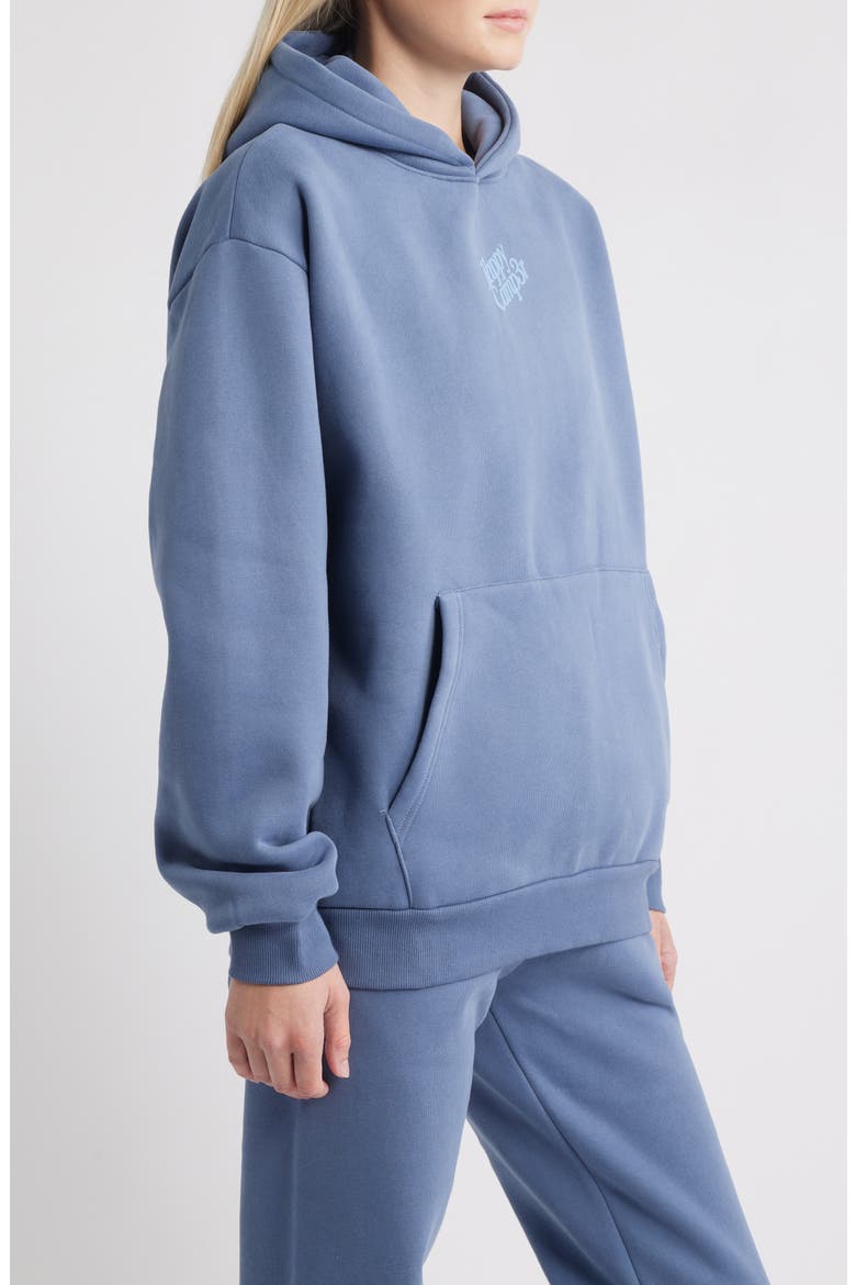 Puff Series Core Logo Cotton Blend Hoodie, Alternate, color, VINTAGE BLUE