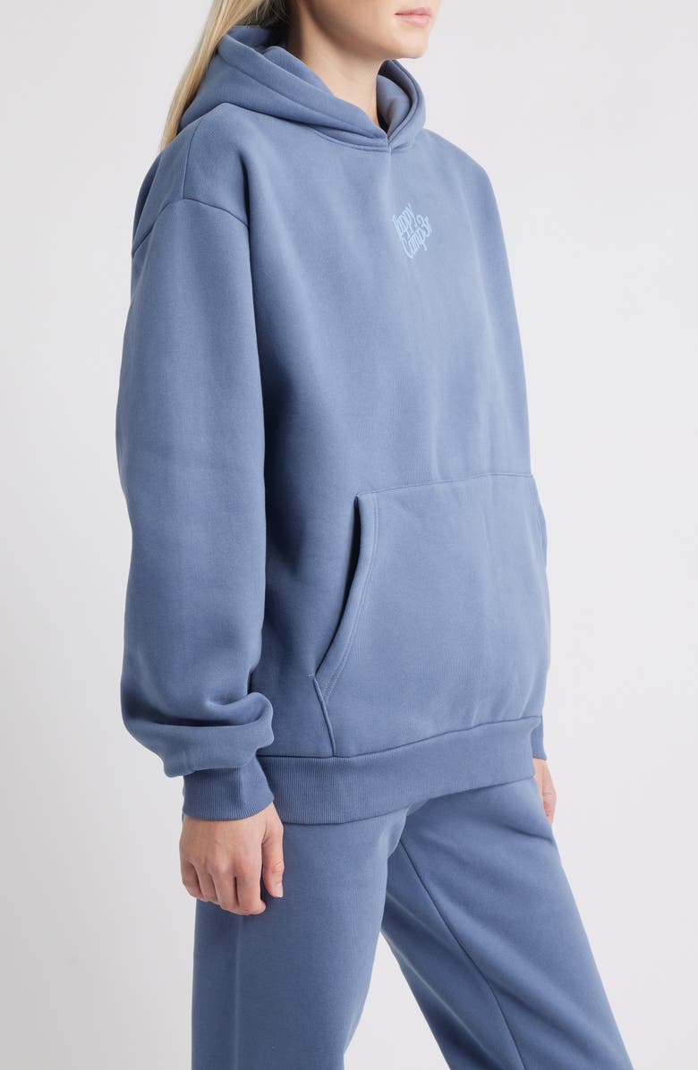 HAPPY CAMP3R Puff Series Core Logo Cotton Blend Hoodie, Alternate, color, Vintage Blue