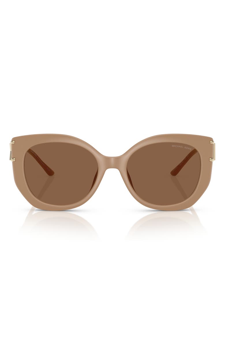 Michael Kors 53mm Cat Eye Sunglasses, Main, color, Caramel