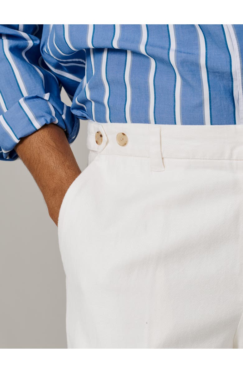 Aubin Axholme Slim Leg Suit Trouser, Alternate, color, Vintage White