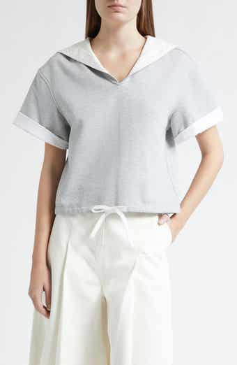 French Terry Sailor Top
