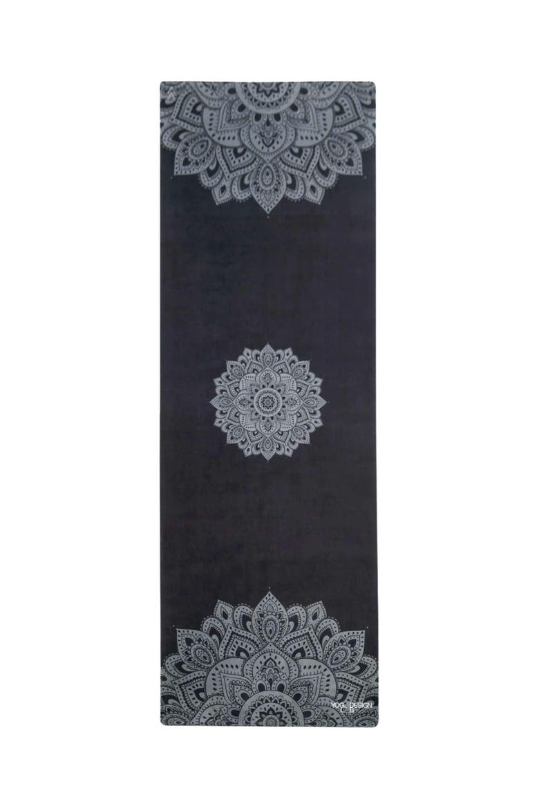 Combo Travel Yoga Mat - 2-in-1, Main, color, Mandala Black