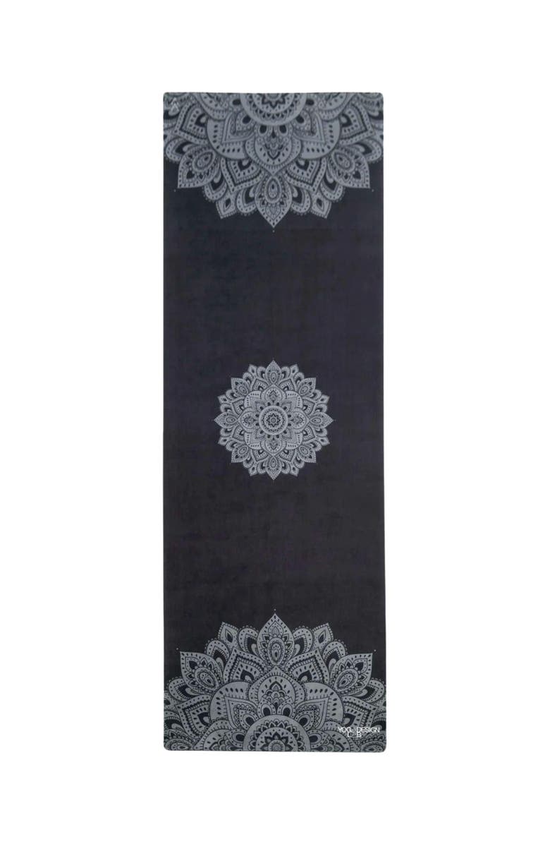 Yoga Design Lab Combo Yoga Mat 5.5mm- 2-in-1, Main, color, Mandala Black