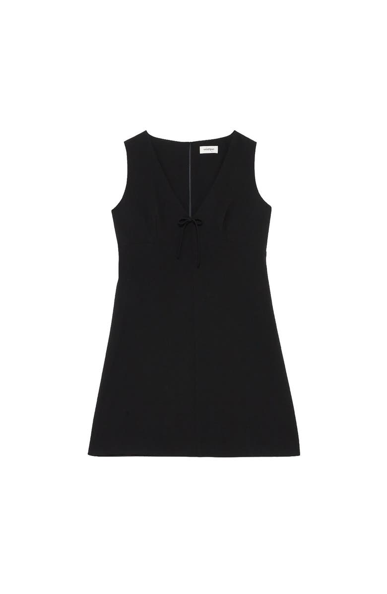 ottod'Ame Short Dress With Bow, Alternate, color, Black