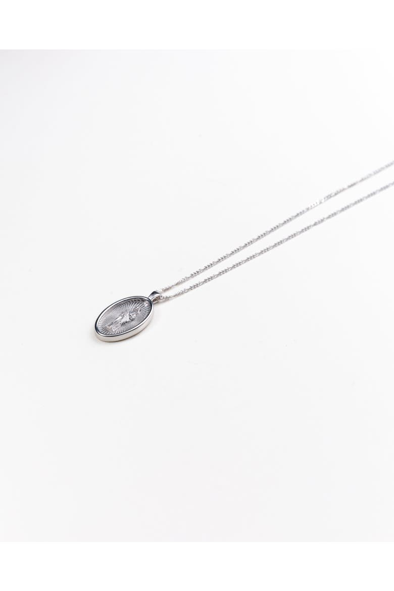 St. Judes Necklace, Main, color, Recycled Sterling Silver
