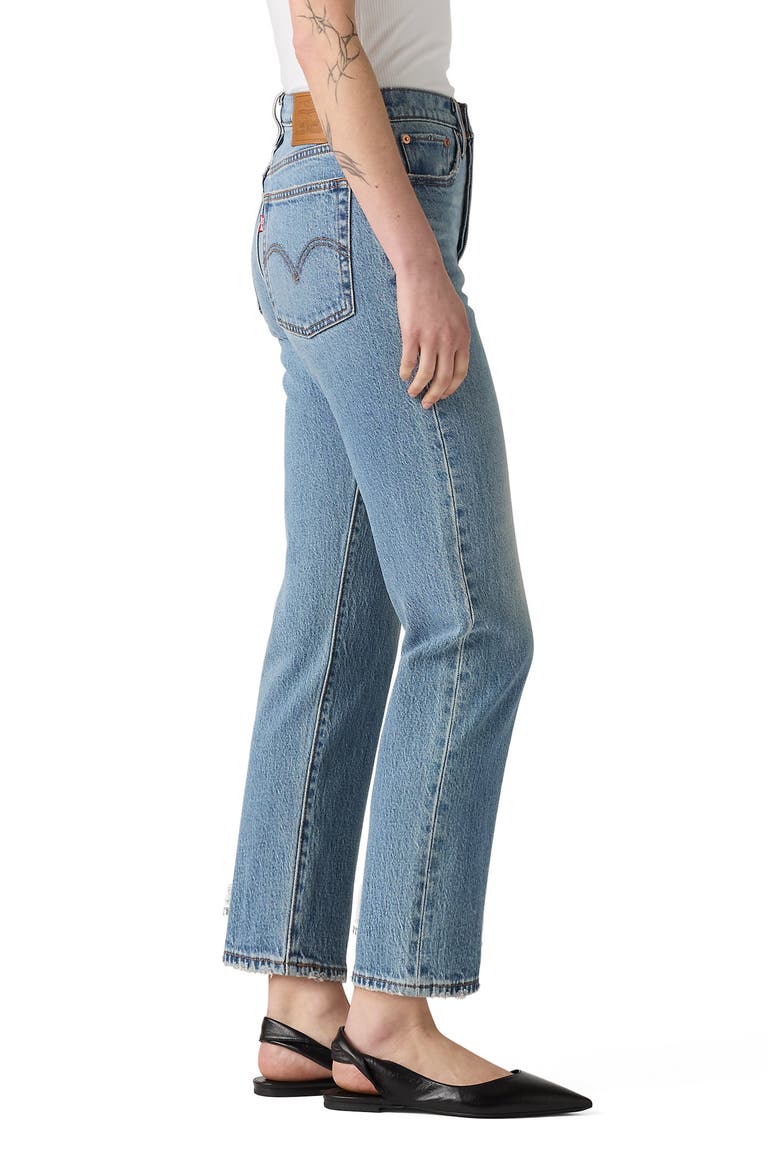 Wedgie Straight Leg Jeans, Alternate, color, INVEST ACCESS