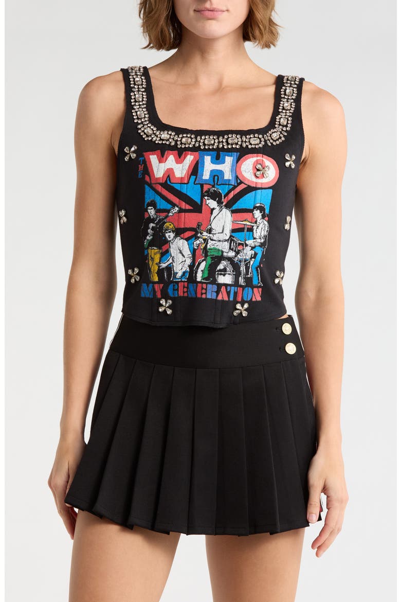 Breslin The Who Band Corset Tank, Main, color, THE WHO