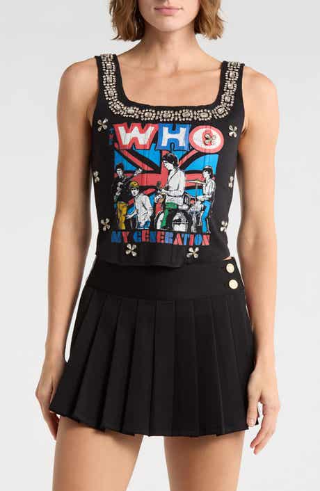 Alice + Olivia Breslin The Who Band Corset Tank