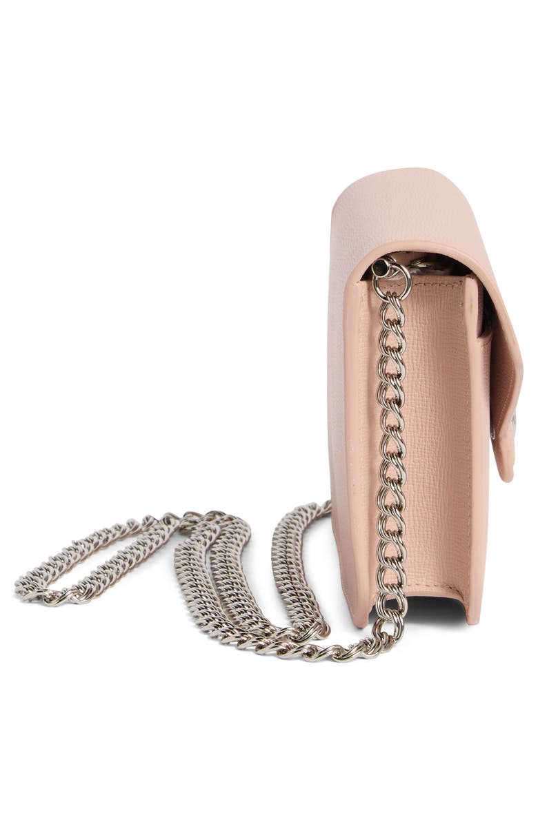 Longchamp Wallet on a Chain Crossbody Bag, Alternate, color, Powder Pnk