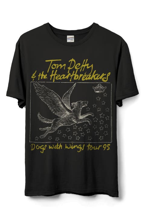 Tom Petty & the Heartbreakers Dogs with Wings Tour 95 Graphic T-Shirt