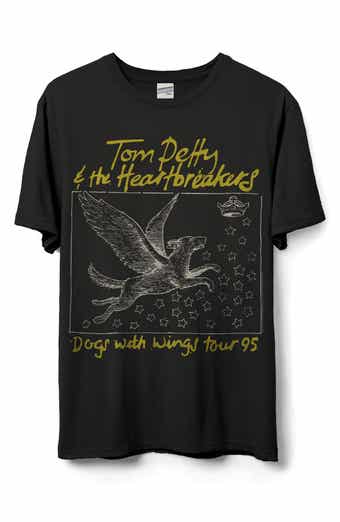 Junk Food Tom Petty & the Heartbreakers Dogs with Wings Tour 95 Graphic T-Shirt