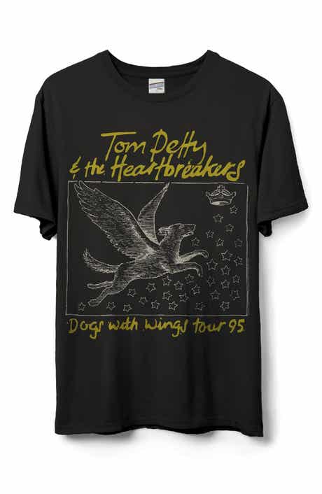 Junk Food Tom Petty & the Heartbreakers Dogs with Wings Tour 95 Graphic T-Shirt