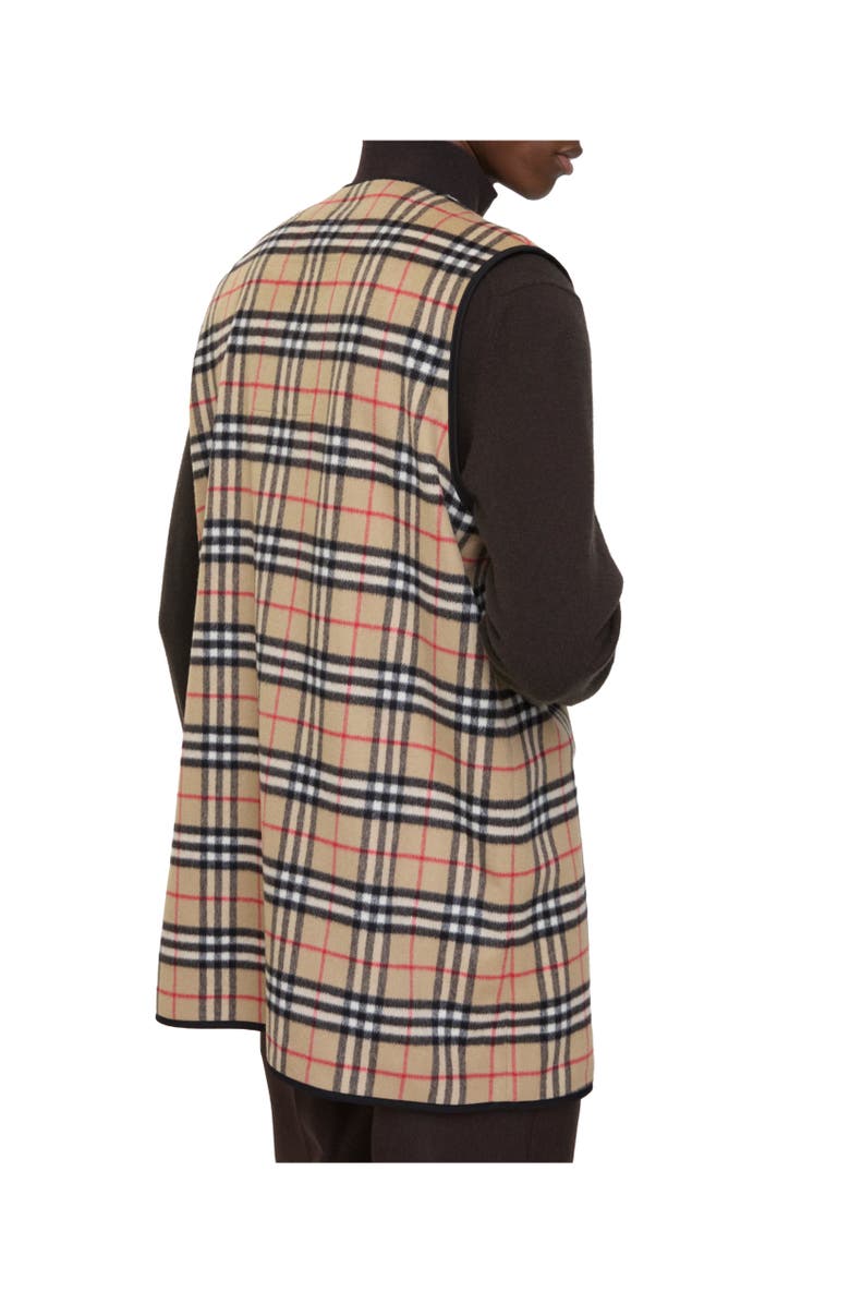 Burberry Check Wool Cashmere Warmer, Alternate, color, 