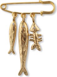 Éliou Sardine Brooch