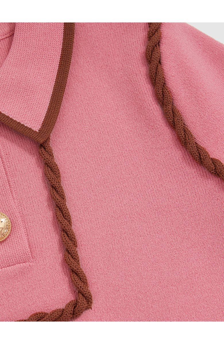 Reiss Kids' Freeda Jr Sweater Dress, Alternate, color, Pink