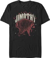 Lost Gods Men's Epic Jimothy the Raccoon Short Sleeve T-Shirt