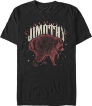 Lost Gods Men's Epic Jimothy the Raccoon Short Sleeve T-Shirt