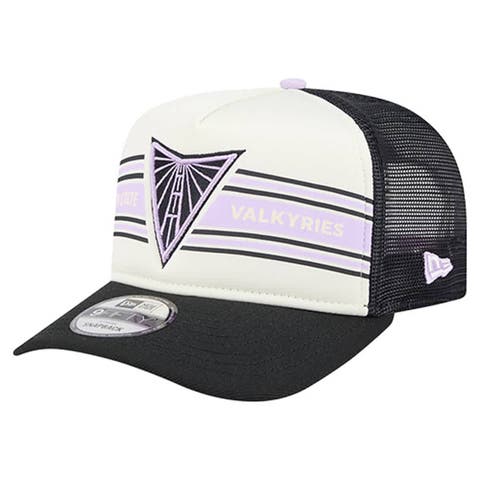Unisex New Era  White/Eclipse Black Golden State Valkyries Banner Foam Front 9FIFTY A-Frame Adjustable Trucker Hat