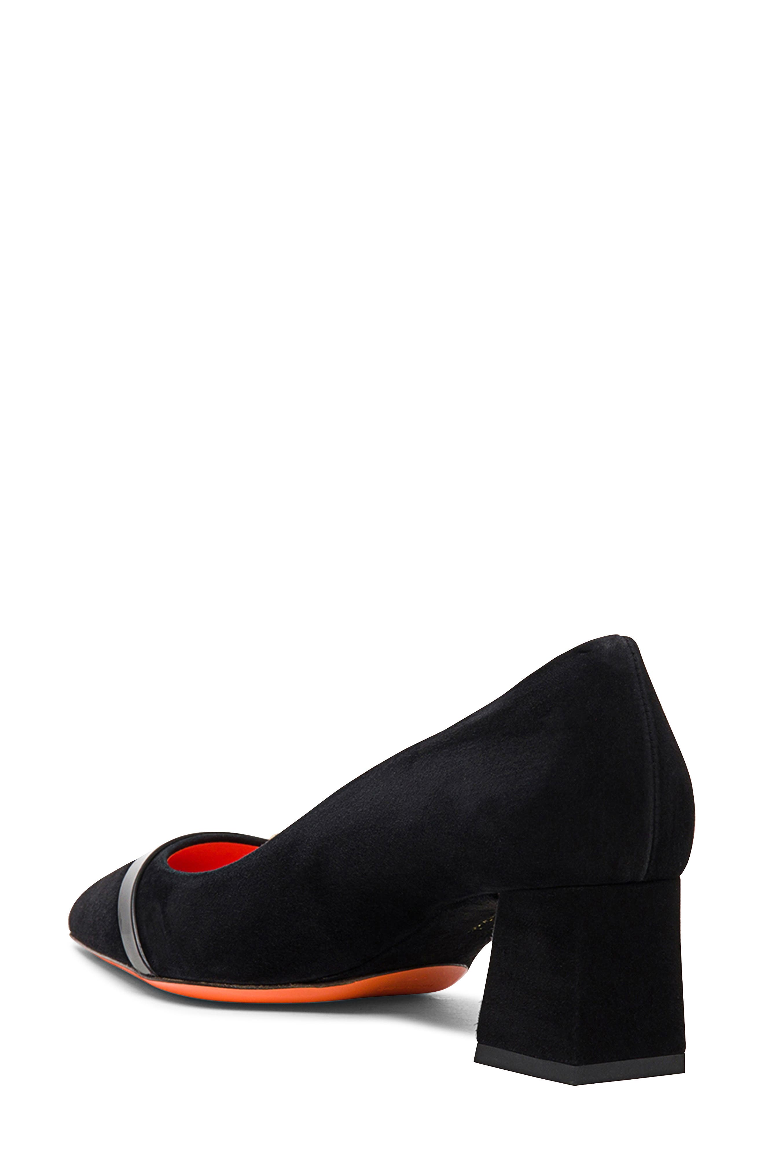 Santoni Hatty Pointed Toe Block Heel Pump (Women) | Nordstrom