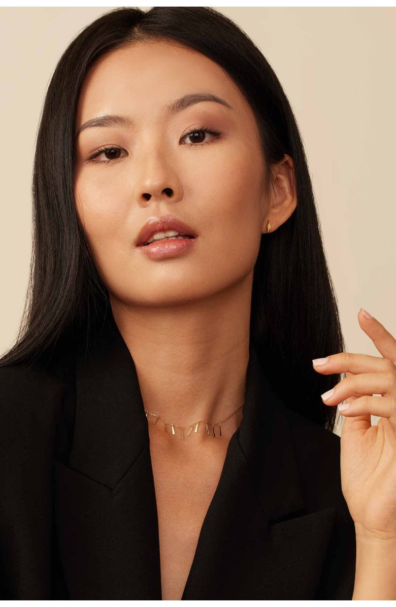 Oradina 14K Gold Making Waves Studs, Alternate, color, Yellow Gold